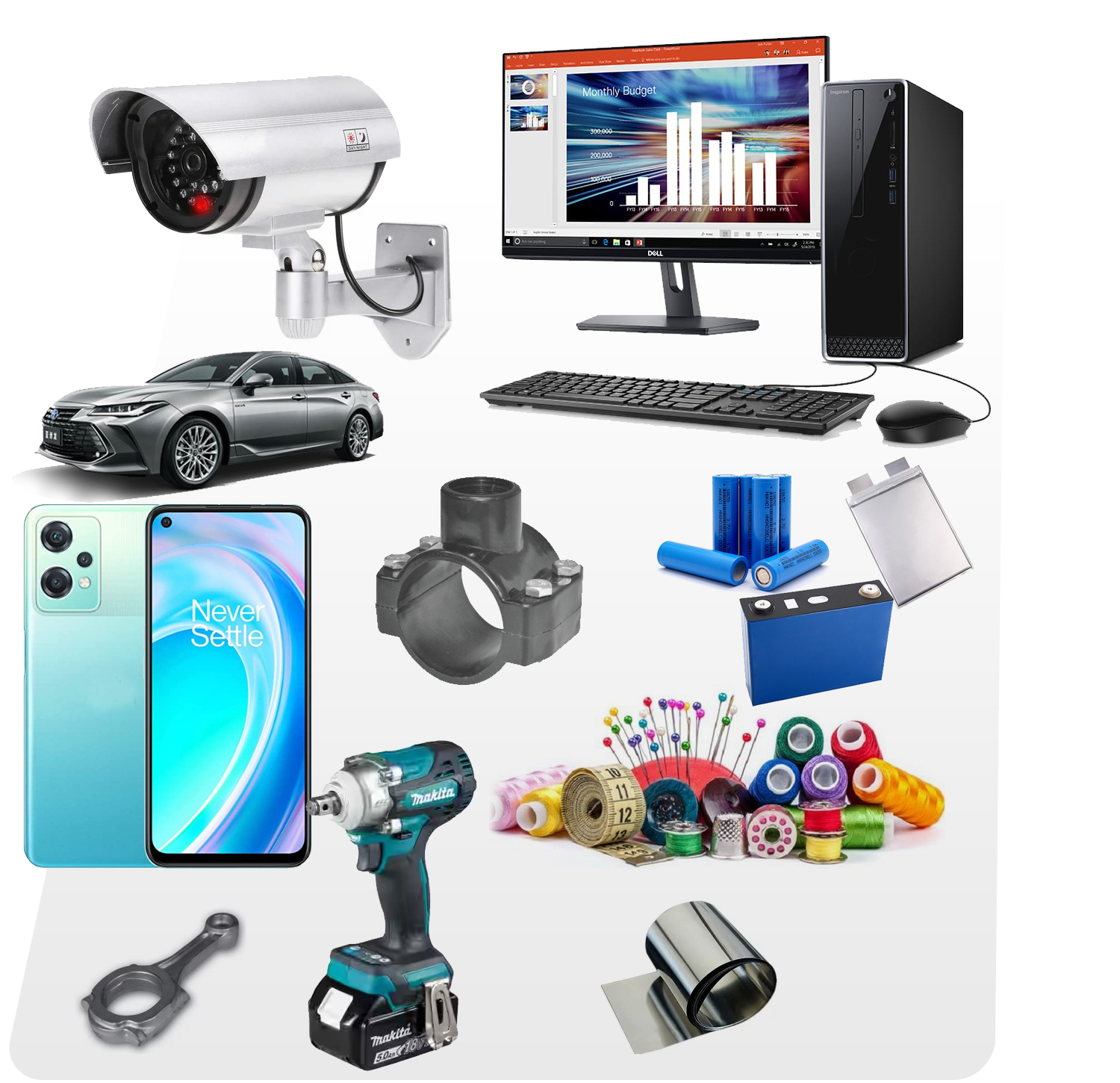 Sangar International product collage